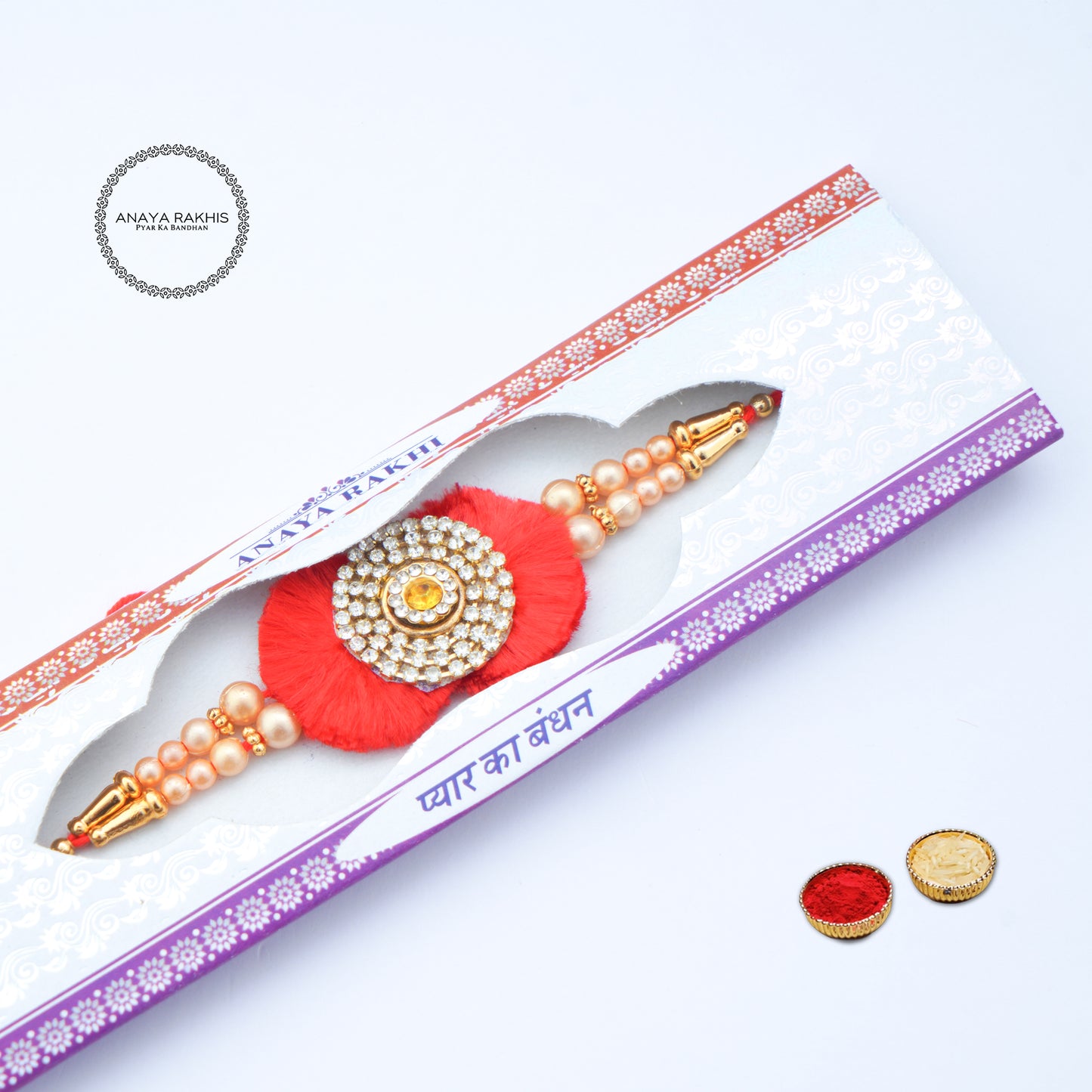 Stylish and Designable Single Rakhi for Rakshabandhan