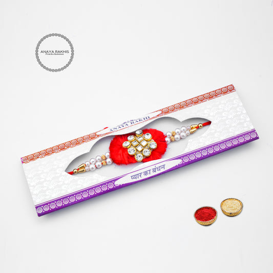 Stylish Designable Single Rakhi for Rakshabandhan