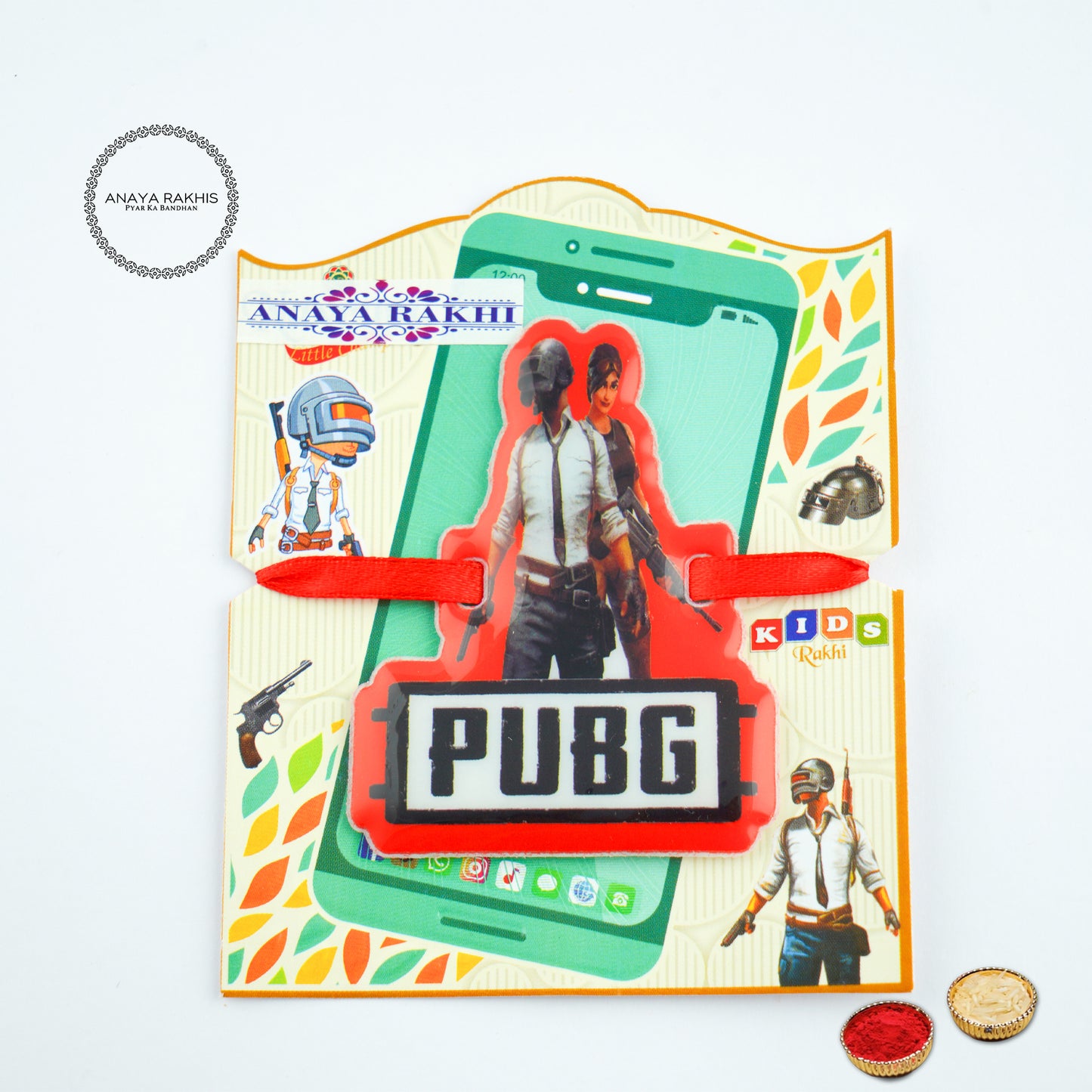 PUBG Game Themed Kids Rakhi for Rakshabandhan