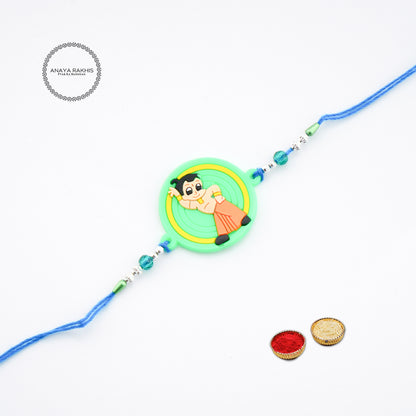 Chhota Bheem Cartoon Themed Kids Rakhi for Rakshabandhan